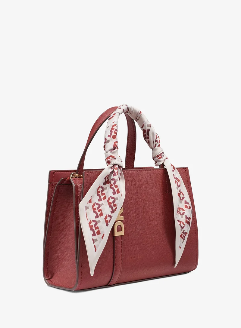 DKNY RHYTHM RED Avril Small Satchel Bag for Women | Best Price UAE