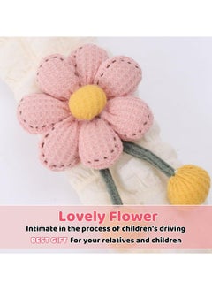 SYOSI 4 Pack Lovely Flower Car Seat Belt Cover Pads Car Accessories Seat Belt Cushion Neck Cushion Shoulder Strap Protector Universal Seat Belt Cover for Adults and Kids  - Image 5