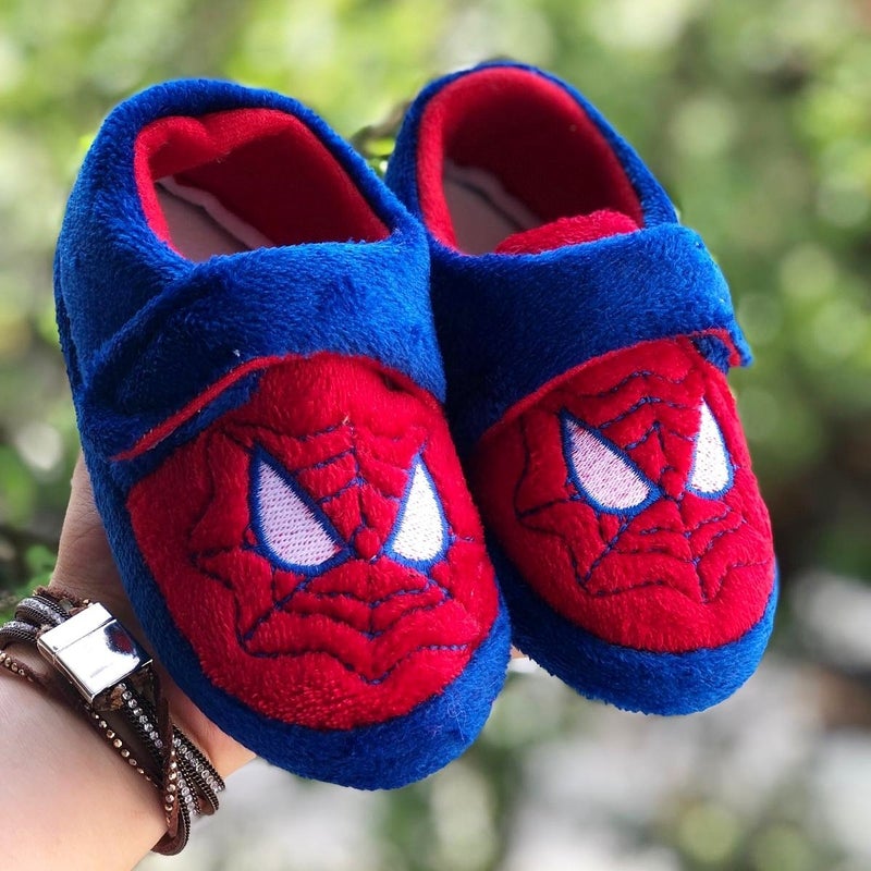 MyChild Children's Slippers, Spiderman Figured Home Shoes, Nursery Kindergarten Shoes  - Image 4