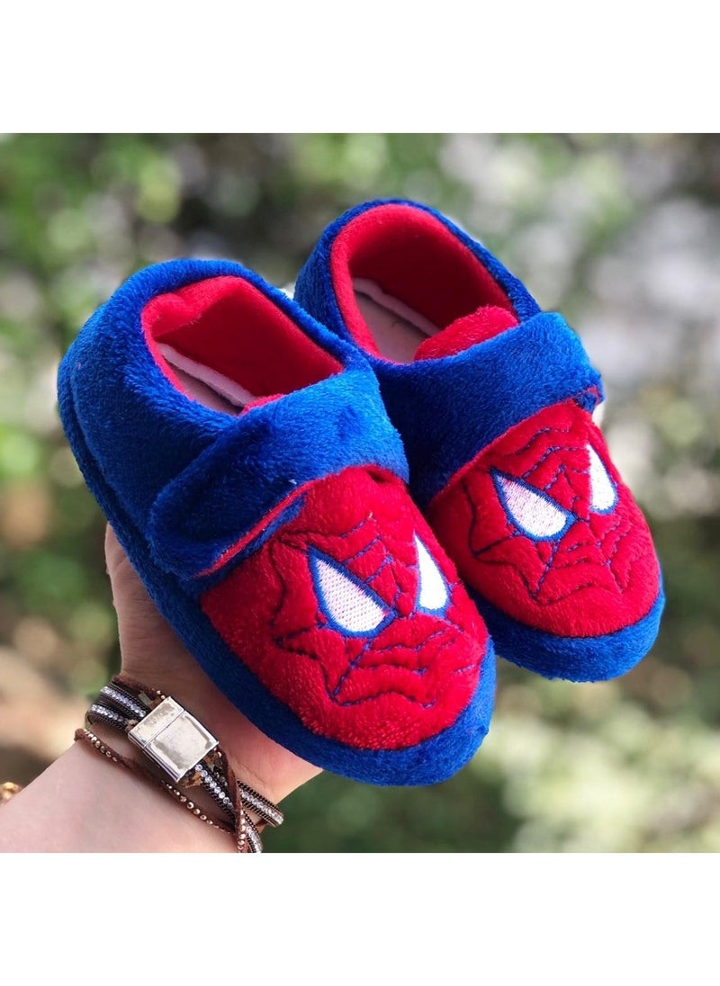 MyChild Children's Slippers, Spiderman Figured Home Shoes, Nursery Kindergarten Shoes  - Image 2