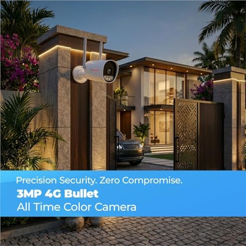 Trueview 3mp 1296p HD All Time Color 4G Sim Based Bullet CCTV Security Camera for Home, Shop, Office, Farm, and Construction Site | IP66 Waterproof Rating | with 9 IR LED - Image 2