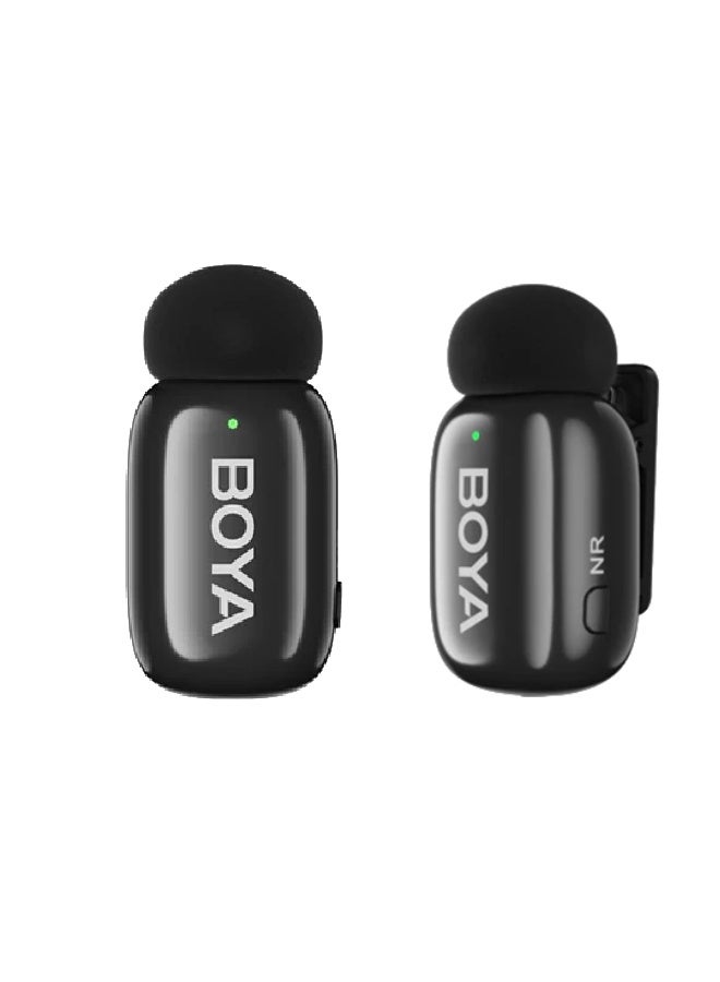 BOYA Mini 18, 2.4GHz Ultra-Mini Wireless Microphone - Black - Image 2