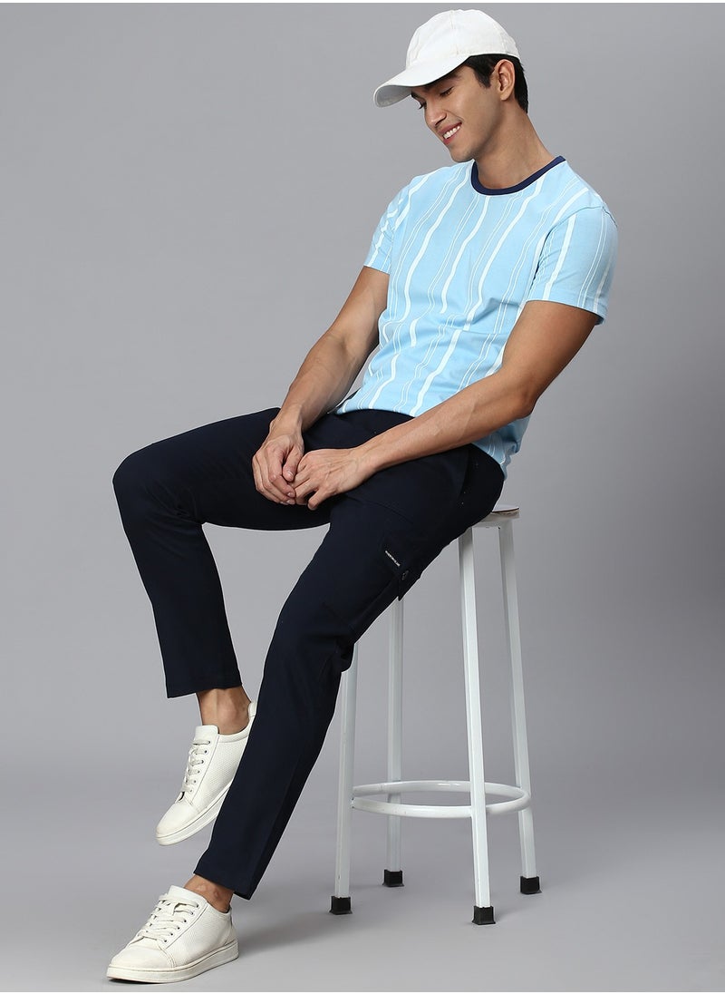 Hubberholme - Navy Pants For Men - Image 1