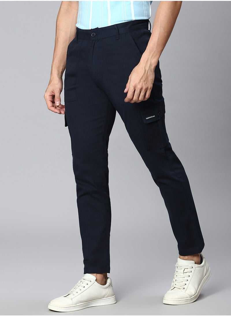 Hubberholme - Navy Pants For Men - Image 1