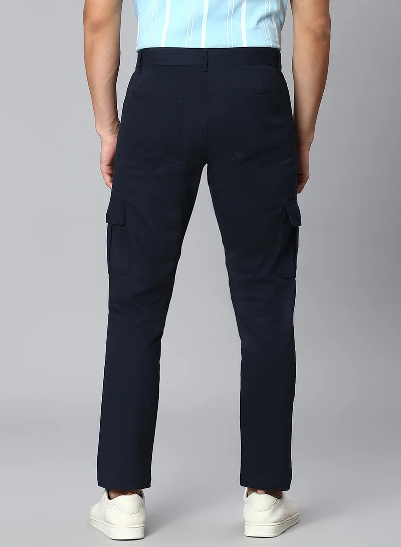 Hubberholme Navy Pants For Men