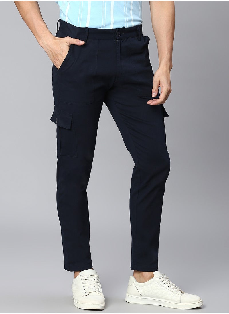 Hubberholme - Navy Pants For Men - Image 1