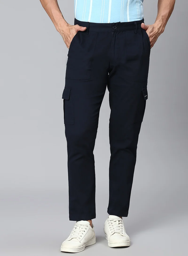 Hubberholme Navy Pants For Men
