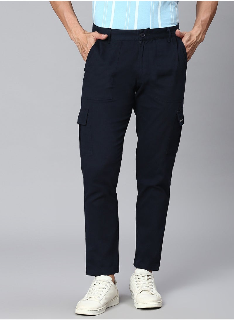 Hubberholme - Navy Pants For Men - Image 1