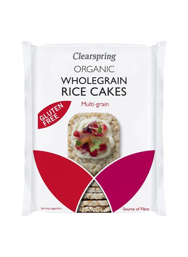 Clearspring Organic Multi Grain Rice Cakes Gluten Free 130G - Image 1