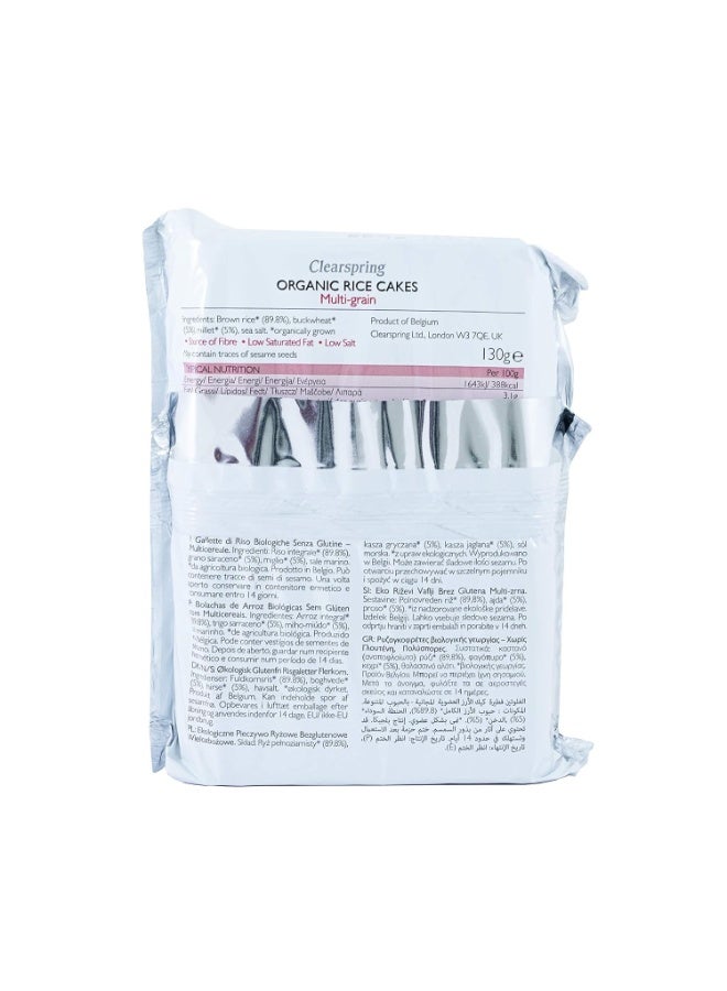 Clearspring Organic Multi Grain Rice Cakes Gluten Free 130G - Image 4