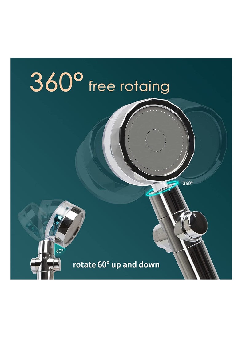 Hawaii High Pressure Shower Head with Filter and Hose  - Image 4