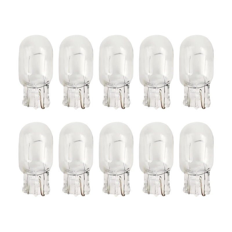 Hugwits 10 PCS T20 Halogen Bulbs 12V21W 7440 Single Filament UltraBright Turn Signal Tail Light Back Up Reverse Lights Replacement Universal for Cars Trucks SUVs White Monofilament - Image 3