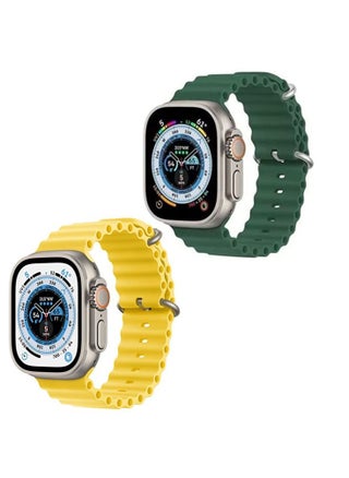 Ultra Smart Watch K850, 49mm NFC Body Temperature Monitor Bluetooth Call Calculator Wireless Smartwatch, Suitable, Realme 11pro, plus, 10T, V30, 10plus, C33, V23, C31 and Narzo series Green, Yellow - pzsku/ZEB531A9A40D68704F051Z/45/_/1686232669/fd5966b5-78df-4b5a-8b85-385152dcb18e