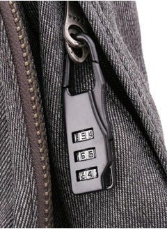 Generic 3-Combination Travel Suitcase Code Lock Compatible with Swiss gear bags Black/Silver  - Image 2