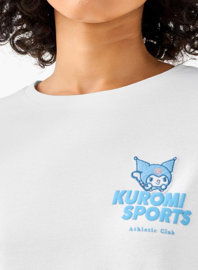 SP Characters Regular Fit Cotton T-shirt with Kuromi Print - Image 3