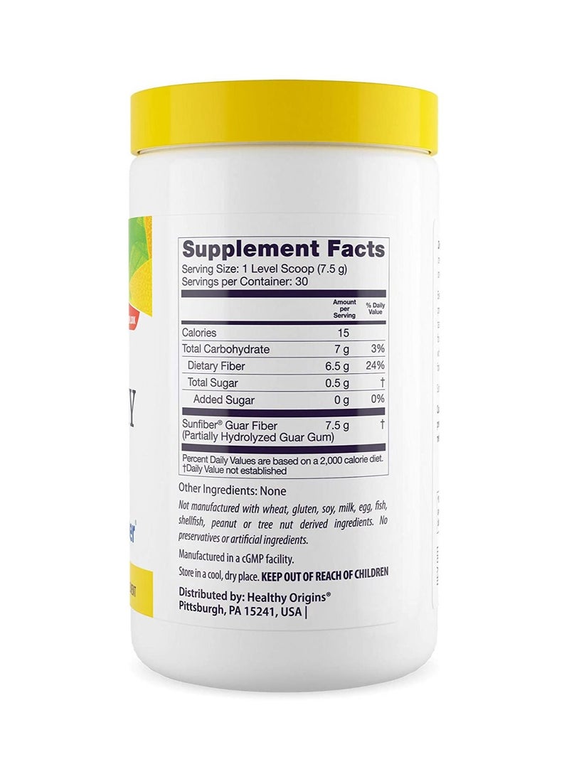 Healthy Origins Healthy Fiber Improves Regularity and Growth of Beneficial Bacteria Dietary Supplement - 225 grams net wt. 7.9 oz  - Image 2