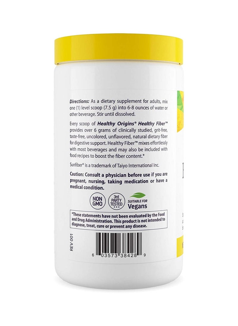 Healthy Origins Healthy Fiber Improves Regularity and Growth of Beneficial Bacteria Dietary Supplement - 225 grams net wt. 7.9 oz  - Image 3
