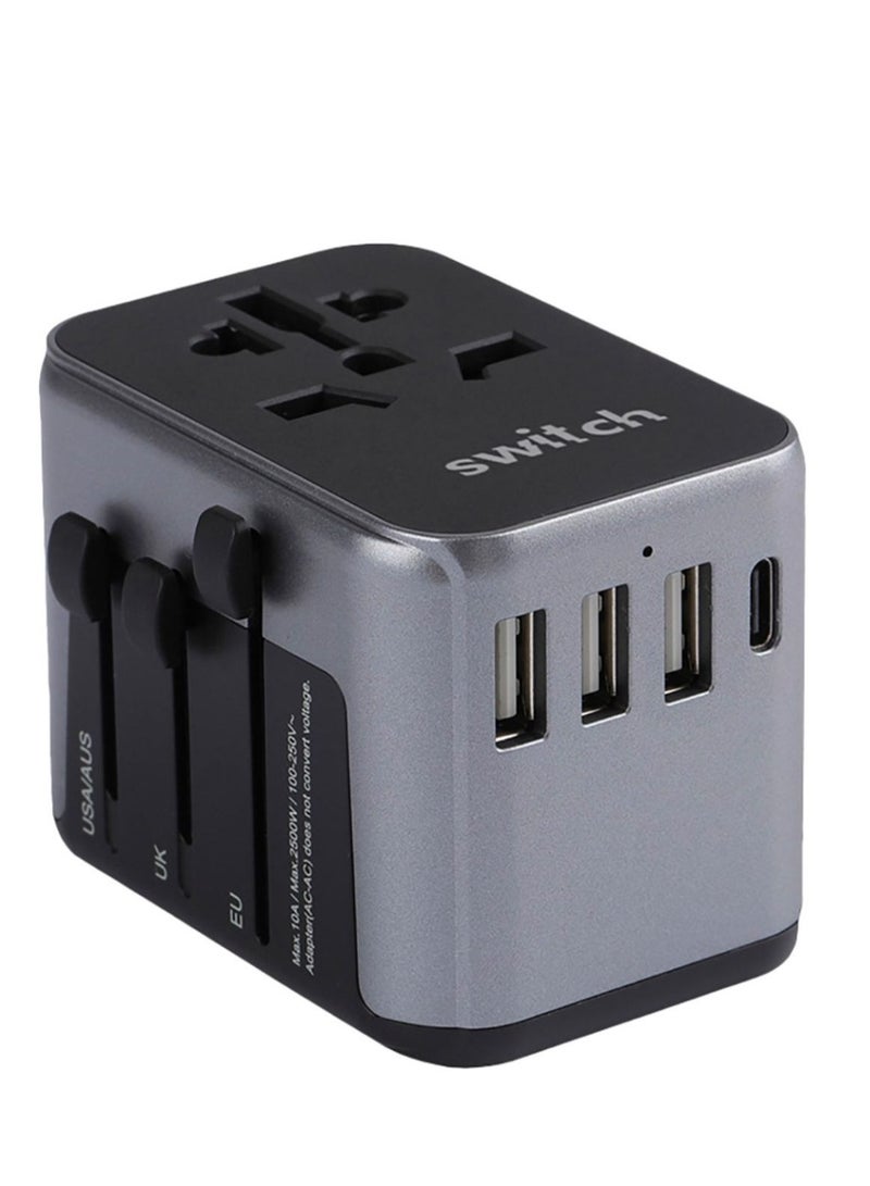 Switch 1 Pc International Travel Adapter Black  - Image 1