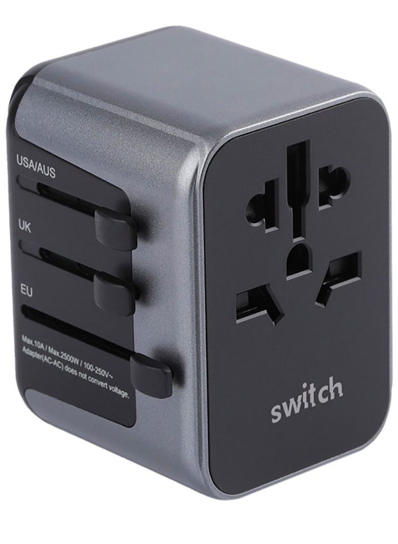 Switch 1 Pc International Travel Adapter Black  - Image 2