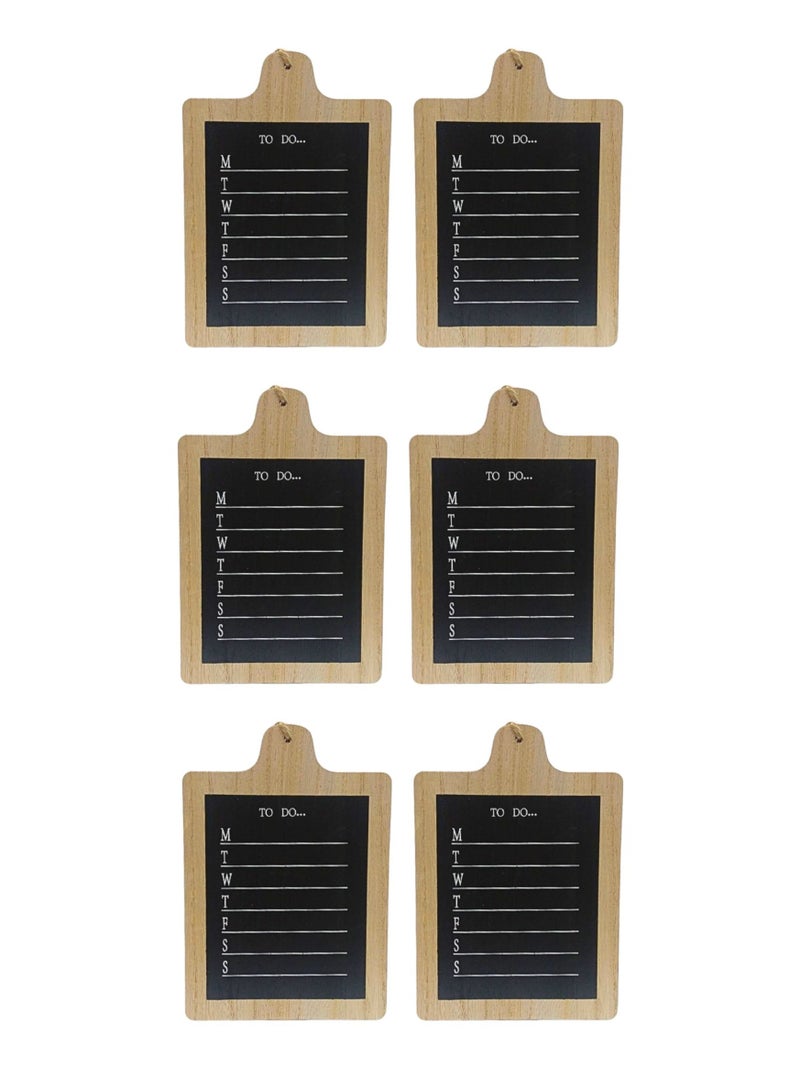 Generic Week Woods Crafts 20x14cm (PACK OF 6)  - Image 1