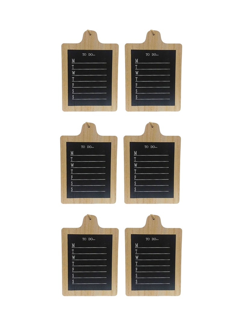 Generic Week Woods Crafts 20x14cm (PACK OF 6)  - Image 2