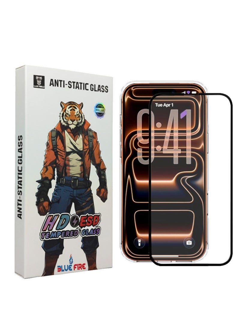 BlueFire Tempered Glass Screen Protector for Apple iPhone 17 Pro 5G (2025) – Single Pack, Ultra HD Clarity, Full Glue Adhesive, Edge-to-Edge Coverage, Anti-Scratch, Bubble-Free, Precision-Cut, Enhanced Durability & Smooth Touch
