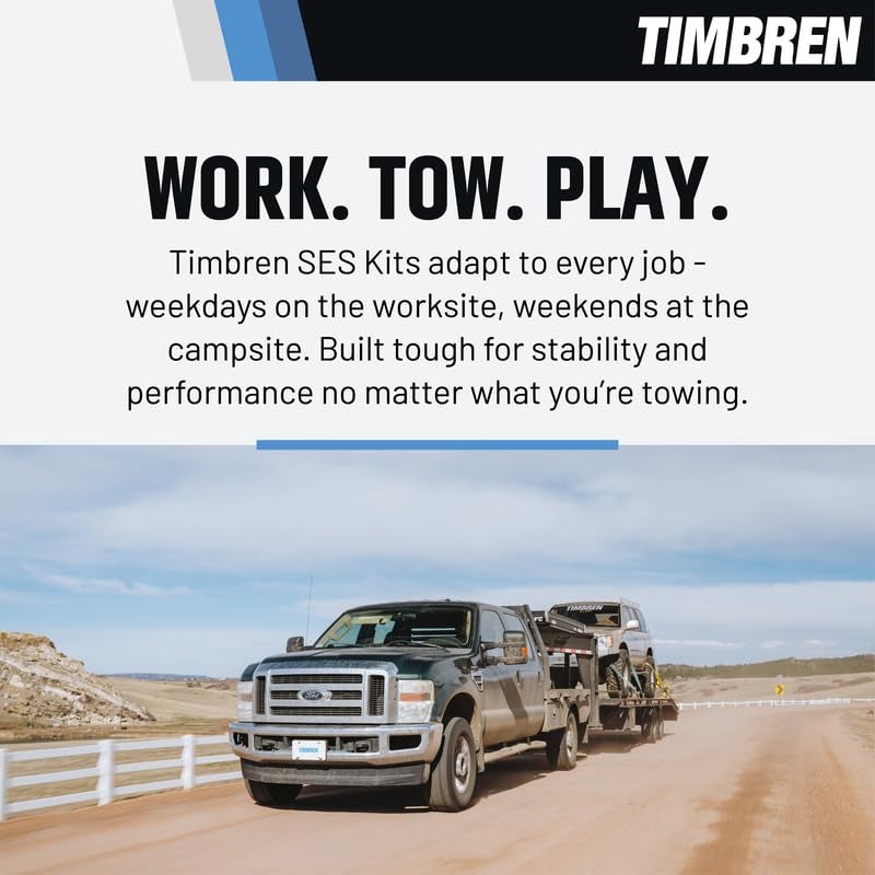 Timbren FR350SDJ SES Rear Suspension Enhancement System - 8,600 lb Load Support | Progressive Load Stability & Zero Maintenance Reliability | Levels Truck, Reduces Sag, Roll & Sway | DIY Install - Image 2