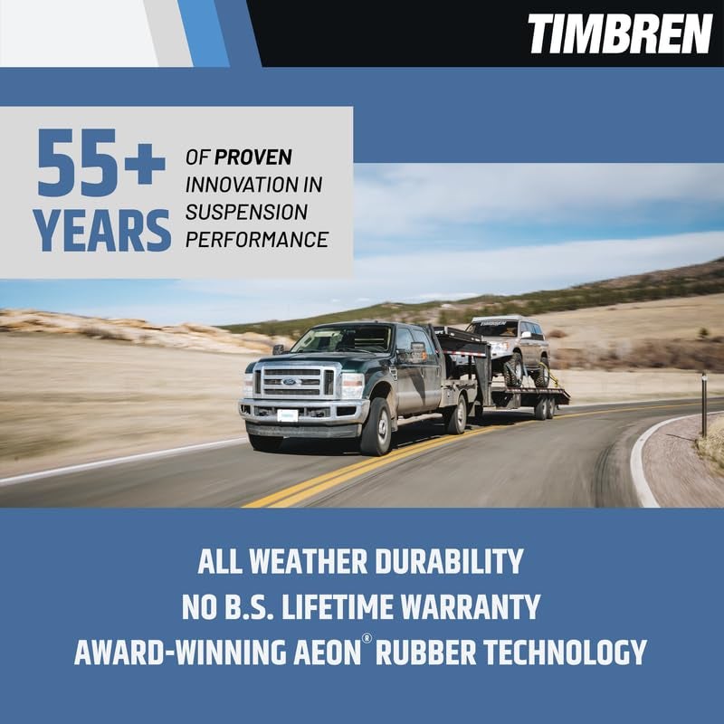 Timbren FR350SDJ SES Rear Suspension Enhancement System - 8,600 lb Load Support | Progressive Load Stability & Zero Maintenance Reliability | Levels Truck, Reduces Sag, Roll & Sway | DIY Install - Image 3