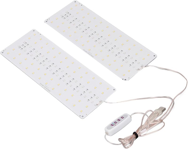 Double Head USB 5V Panel Grow Light Wide Coverage With 8H 12H 16H Timer For Home Under Cabinet - Image 5