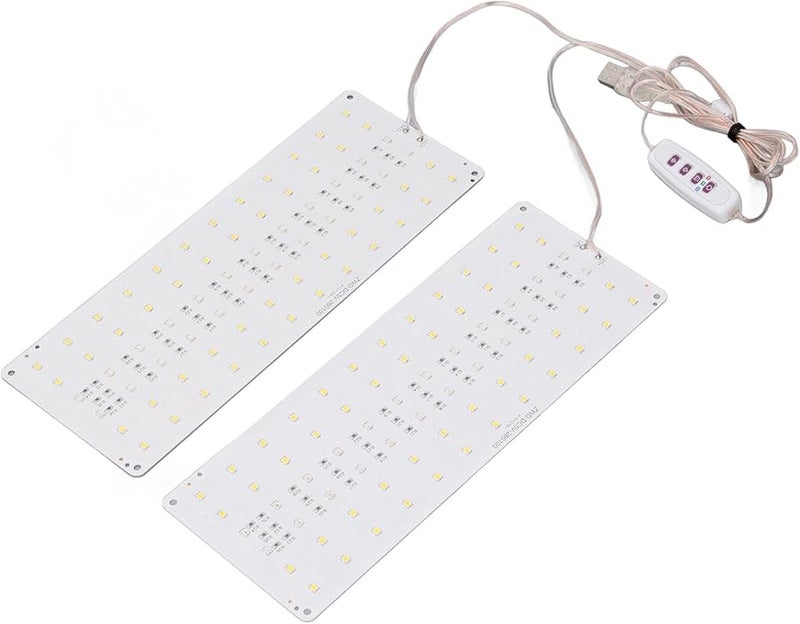 Double Head USB 5V Panel Grow Light Wide Coverage With 8H 12H 16H Timer For Home Under Cabinet - Image 3