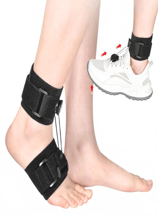 Orapink Drop Foot Brace for Walking - Adjustable AFO with Knob, 2-in-1 Day & Night Support, Comfortable & Breathable Foot Drop Brace for Men & Women, Fits Left & Right Foot - Image 1