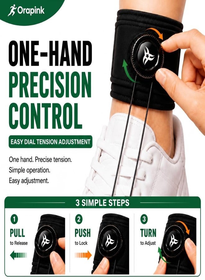 Orapink Drop Foot Brace for Walking - Adjustable AFO with Knob, 2-in-1 Day & Night Support, Comfortable & Breathable Foot Drop Brace for Men & Women, Fits Left & Right Foot - Image 5