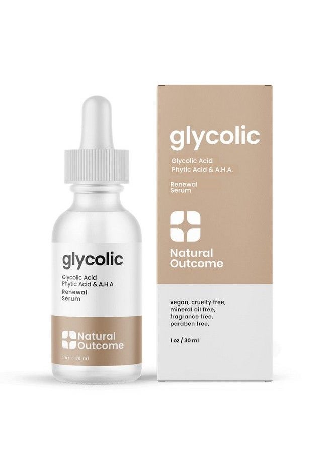 natural outcome Glycolic Acid / Aha 12% Renewal Serum | Antiaging Exfoliating Facial Serum | Increases Cell Turnover Leaving Behind Smoother Skin | Clarifies Acne And Rejuvenates Skin | 1 Oz  - Image 2