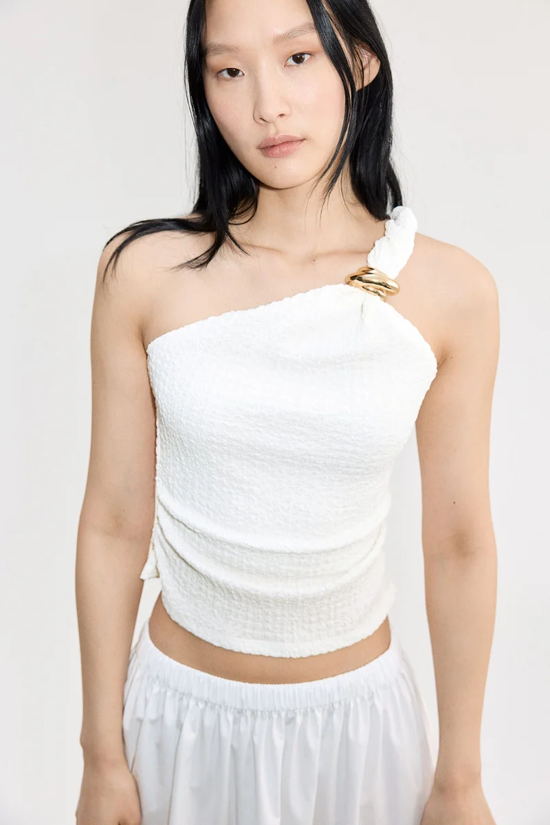 H&M One-shoulder top