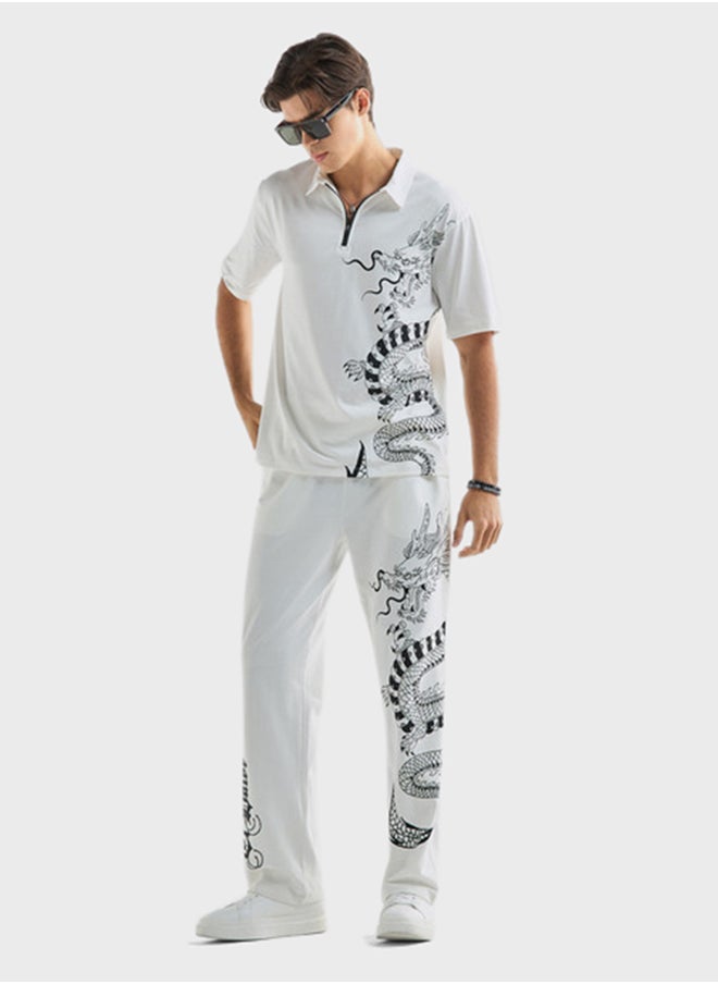 FAV - Logo Detailed Short Sleeve Polo Shirt - Image 1