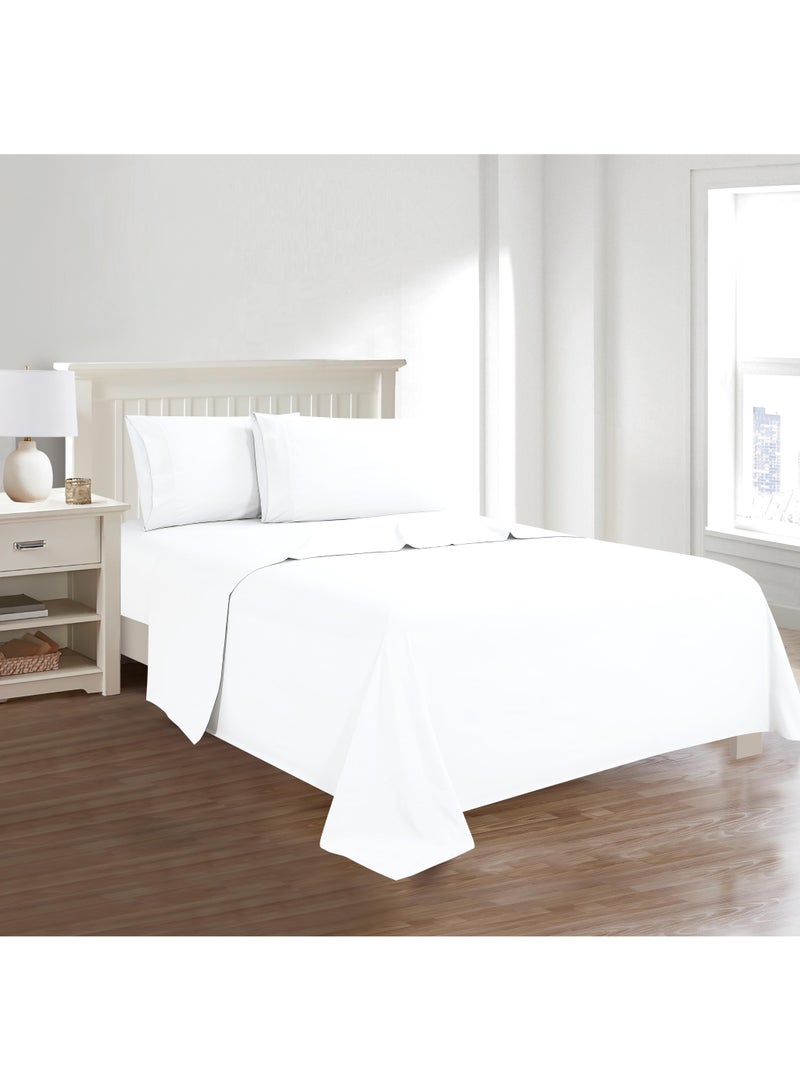 Luxury microfiber sheet set of 4 pieces, 270 x 250