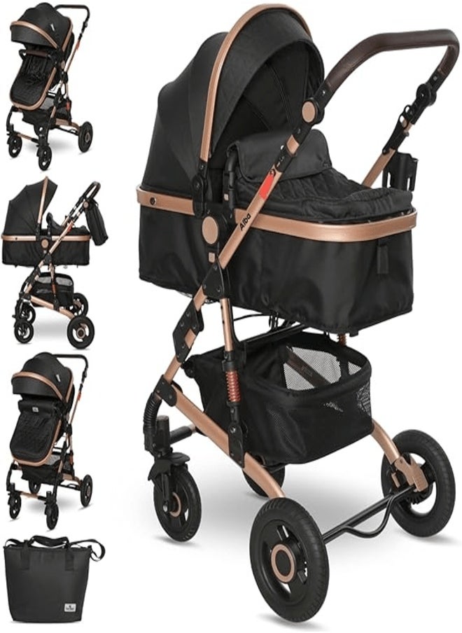 Belecoo 2-in-1 Luxury Baby Stroller H321 – Convertible Travel System from Newborn to Toddler, Stylish & Comfortable Design