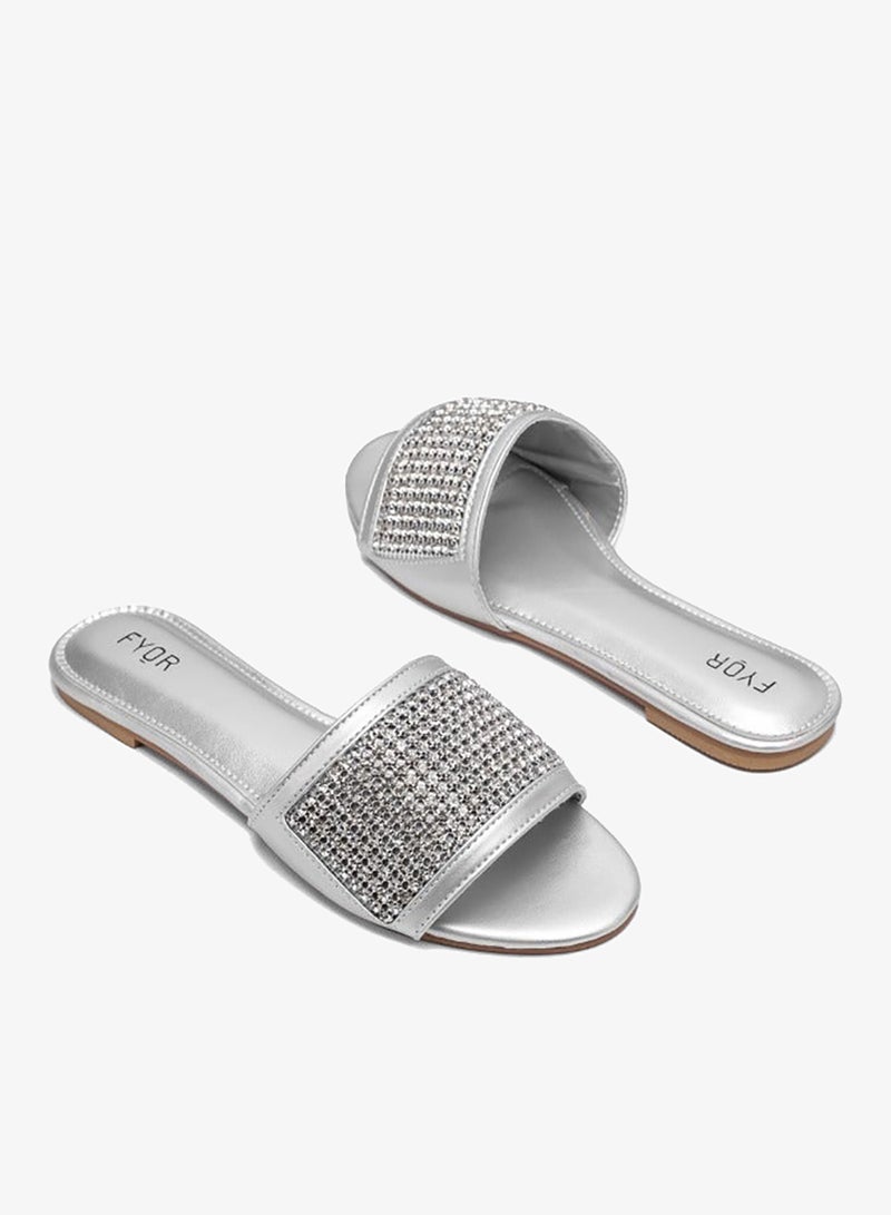 FYOR Diamante Embellished Slide MY 247 - Image 3