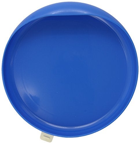 SP Ableware 745350012 Scooper Plate with Suction Cup Base Blue