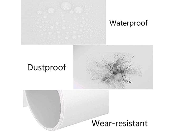 Smiledrive Photography Background Sheets - Backdrop Sheets 60 x 120 cm Waterproof Wrinklefree PVC Material (White) - Image 4