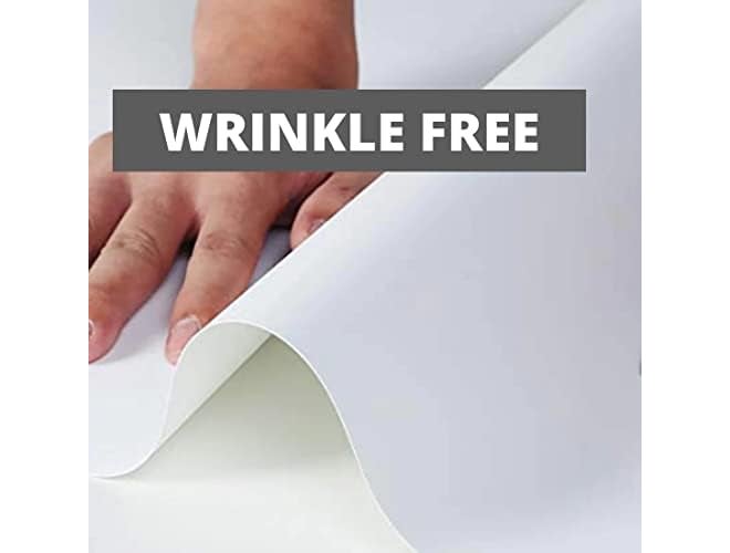 Smiledrive Photography Background Sheets - Backdrop Sheets 60 x 120 cm Waterproof Wrinklefree PVC Material (White) - Image 5