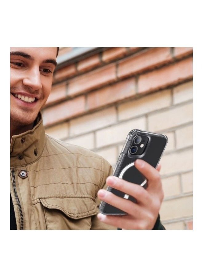 غطاء خلفي واقٍ لهاتف أبل آيفون 12 ميني شفاف - Image 4