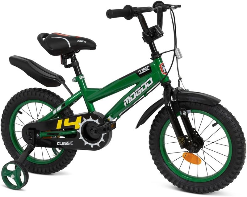 Mogoo Classic Kids Road Bike For 2-10 Years Old Girls & Boys, Adjustable Seat, Handbrake, Mudguards, Lightweight, 12/14/16 Inch Bicycle with Training Wheels, 20-Inch with Kickstand, Gift For Kids - Image 2