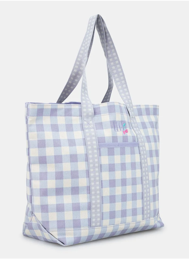 VANS Women's Mixed Up Gingham Tote Bag