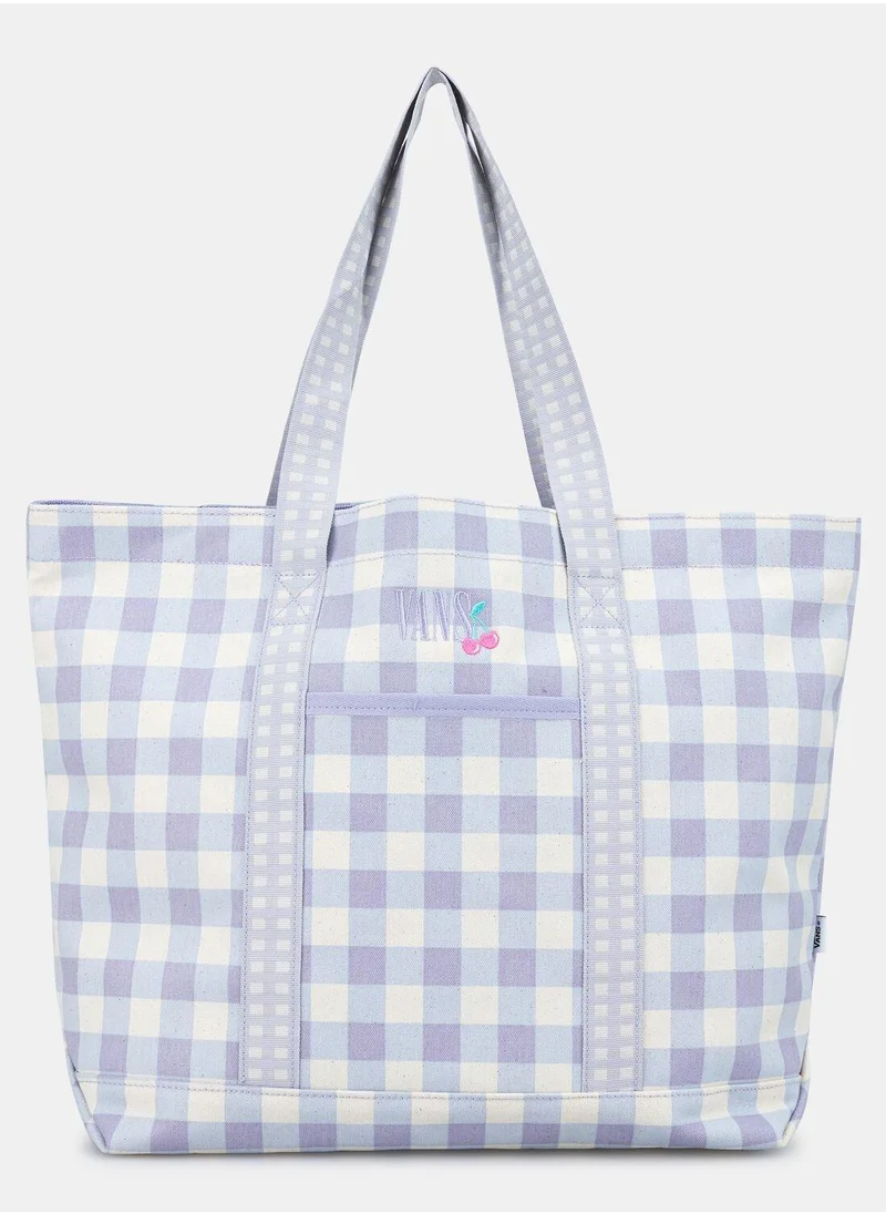 VANS Women's Mixed Up Gingham Tote Bag