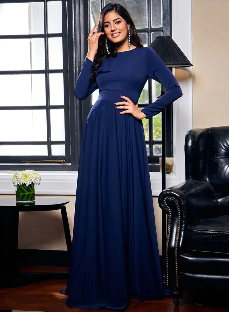 Zigzag Elegant Fitted Dress
