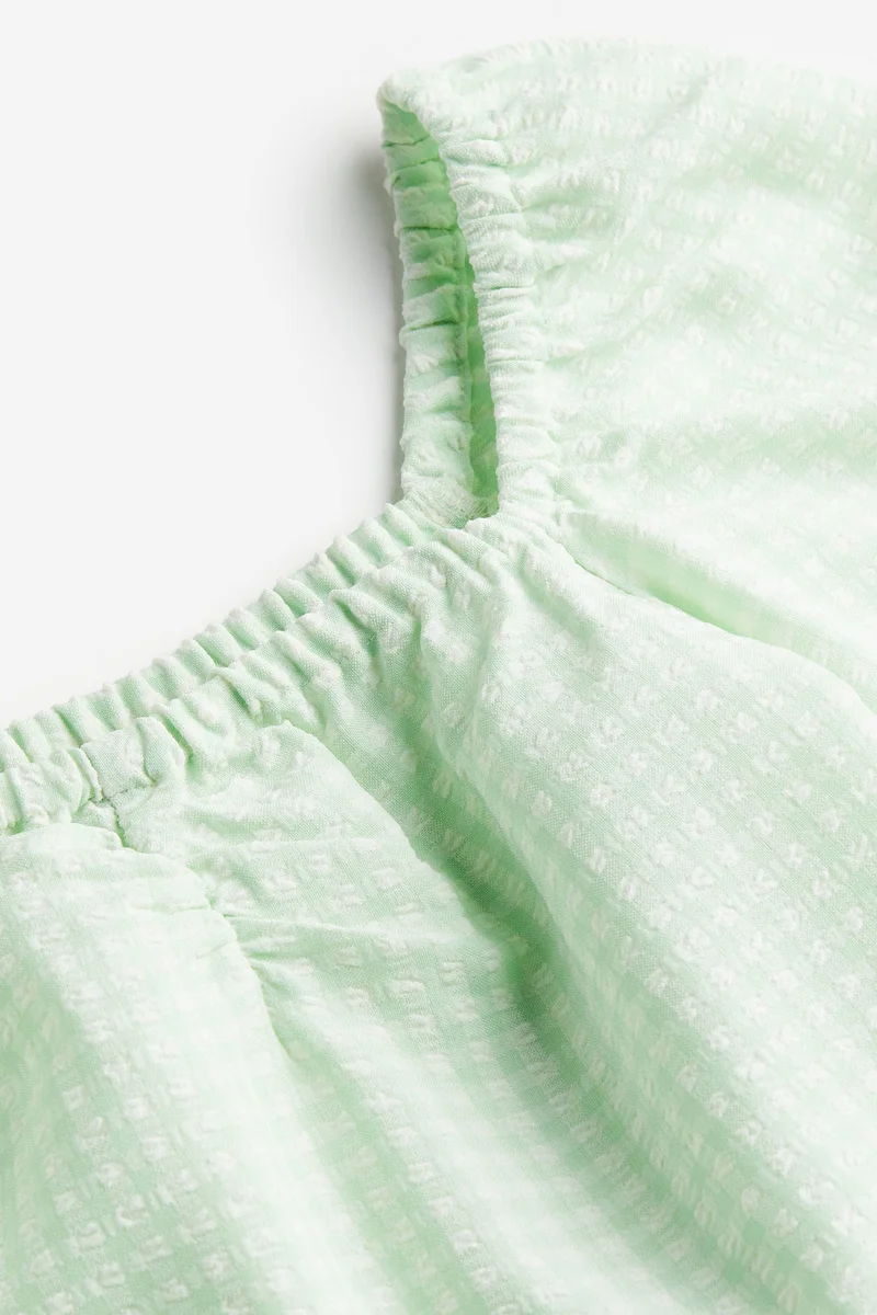 H&M A-line seersucker dress