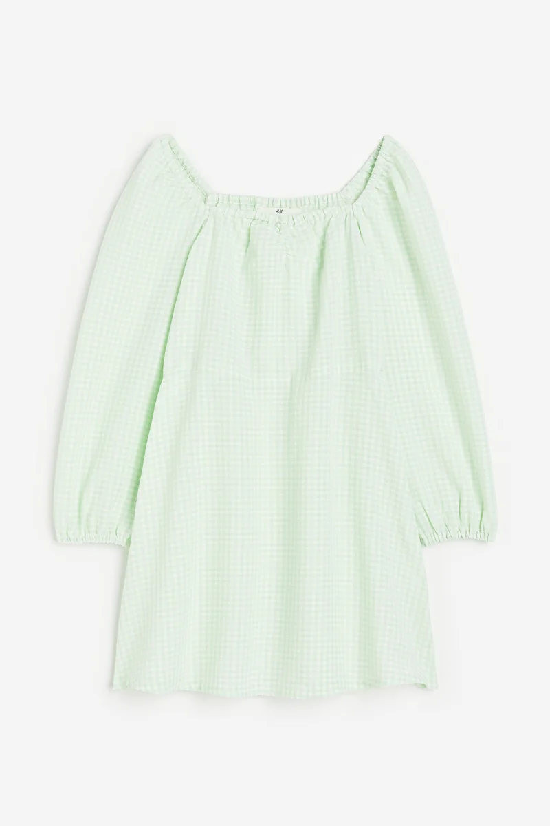 H&M A-line seersucker dress