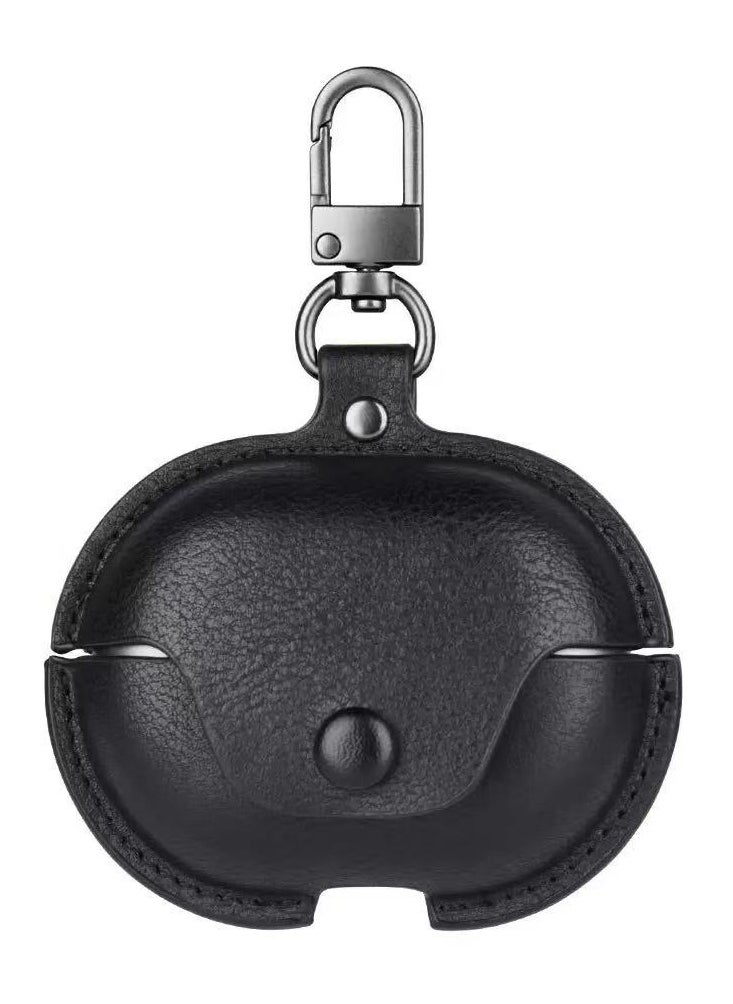 DKNG For Huawei Freebuds 4i/5i/6i PU Leather Earphone Case Earphone Case with Key Dark Black  - Image 1