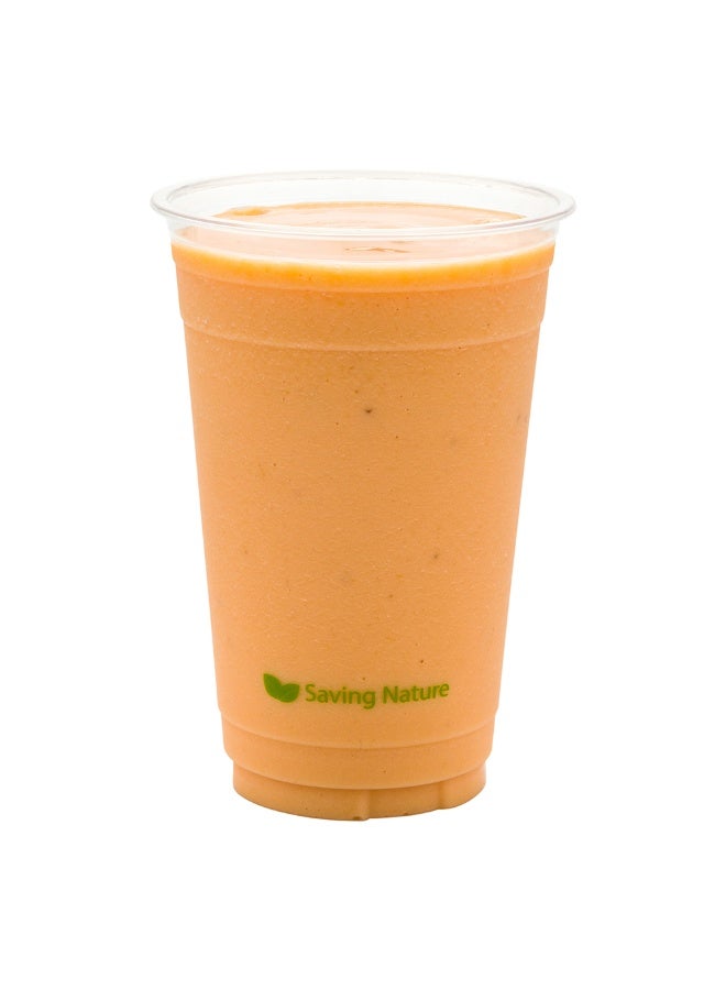 Restaurantware 20 Ounce Cold Cups, 1000 Drinking Cups - Lids Sold Separately, Serve Water, Sodas, Juices, or Smoothies, Clear PLA Plastic Eco-Friendly Cups, Disposable Cups For Parties,  - Image 2